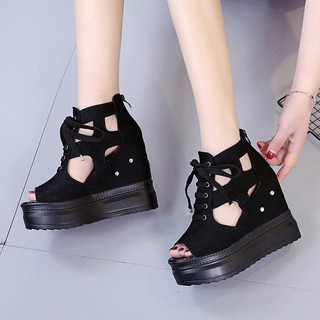 Giày Sandal đế xuồng cá tính S113