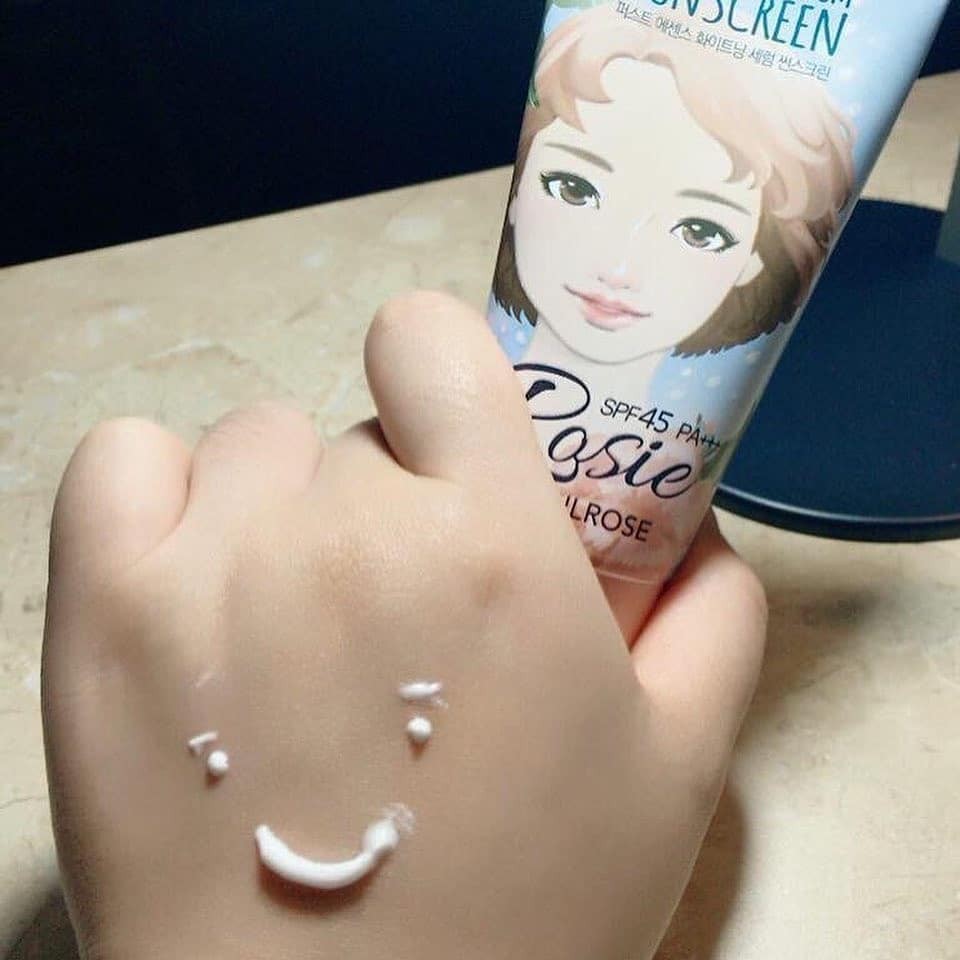 Kem Chống Nắng SeoulRose Rosie First Essence Whitening Serum Suncreen SPF 45+ PA+++ | BigBuy360 - bigbuy360.vn