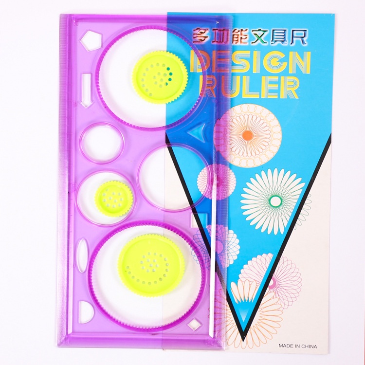 Thước kẻ khuôn tròn làm dụng cụ vẽ được sử dụng cho origami nghệ thuật