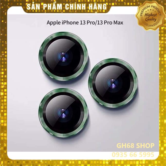 Bộ 3 dán mắt Kuzoom camera iPhone 13 Mini / 13 / 13 Pro / 13 Pro max bảo vệ từng mắt camera chính hãng