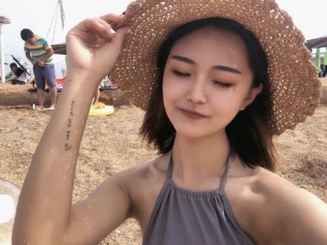 Nón cói mềm nơ đen siêu xinh