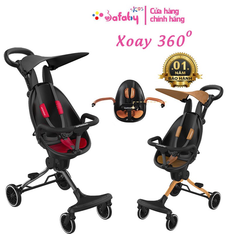 [XOAY 360] Xe Đẩy Cho Bé V5 Pro Baobaohao 2 Chiều Siêu Tiện Lợi Có Mai Che Chống Tia UV