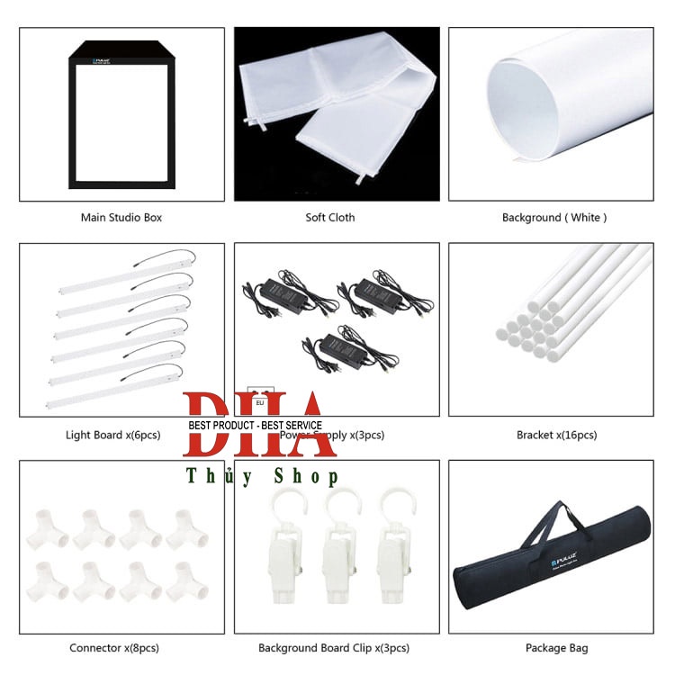 BOX CHỤP HÌNH SẢN PHẨM, HỘP CHỤP ẢNH NGƯỜI MẪU CHÍNH HÃNG PULUZ SZ 200CM