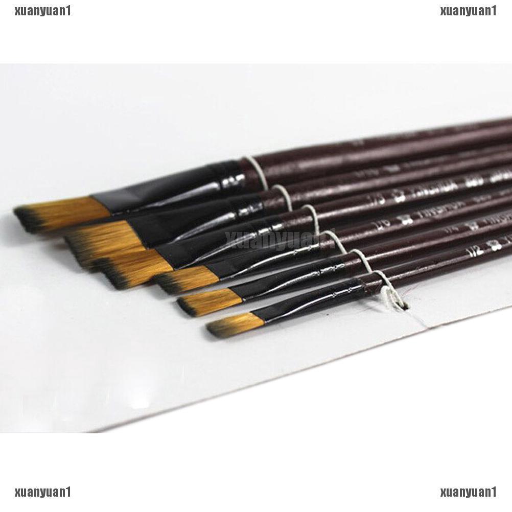 Set 6 Cọ Vẽ Tranh Sơn Dầu Chuyên Nghiệp