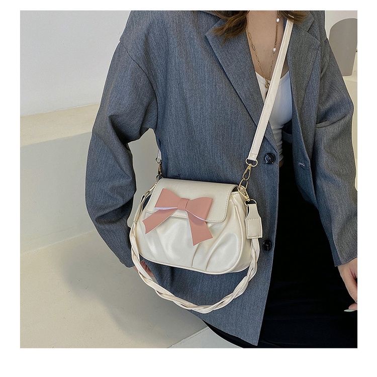 Túi xách nữ đeo chéo đẹp thời trang - túi đeo vai dễ thương thời trang đính nơ 363