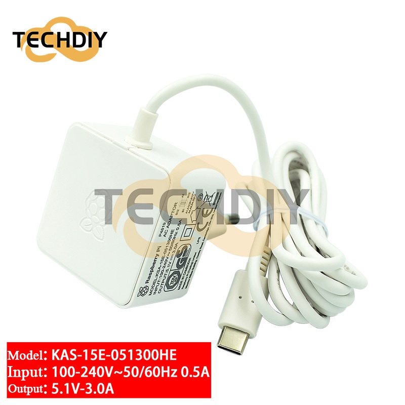 Bộ Nguồn Chuyên Dụng Cho Raspberry Pi 4B 5V3A Type-C 15W