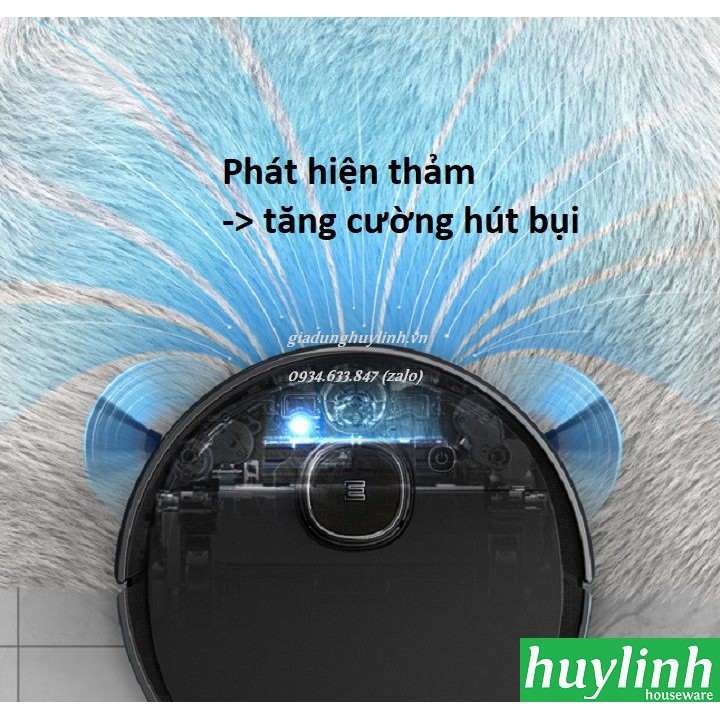 [Mã ELHAMS5 giảm 6% đơn 300K] Robot hút bụi lau nhà Ecovacs Deebot OZMO 950 [DX9G] - Chính hãng - Bản Quốc Tế