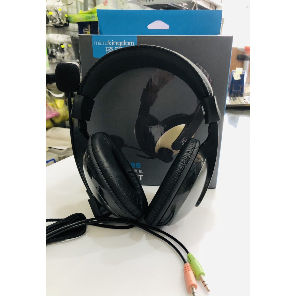Tai nghe chụp tai cho máy tính Microkingdom ST-2688 - Có Mic