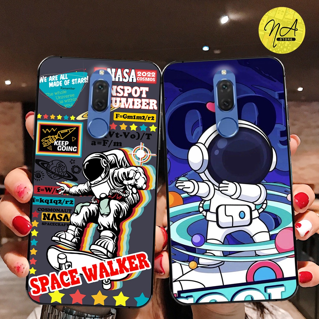 Ốp lưng điện thoại Huawei Nova 2i in hình 3d phi hành gia vũ trụ cute