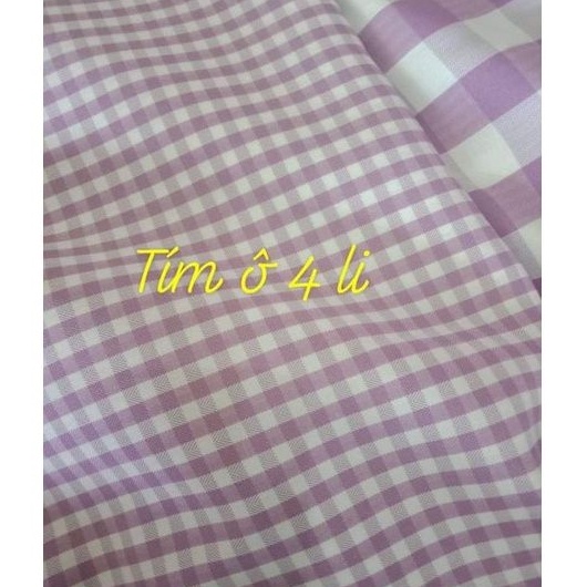 Vải kẻ Carô xương cá