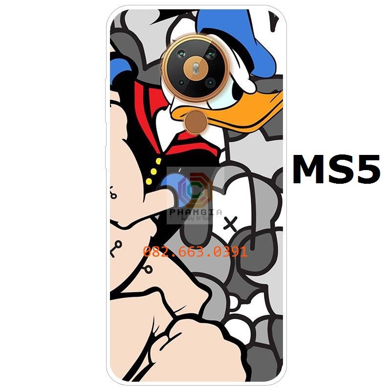 Ốp lưng TPU silicone họa tiết hoạt hình cho Nokia 5.3