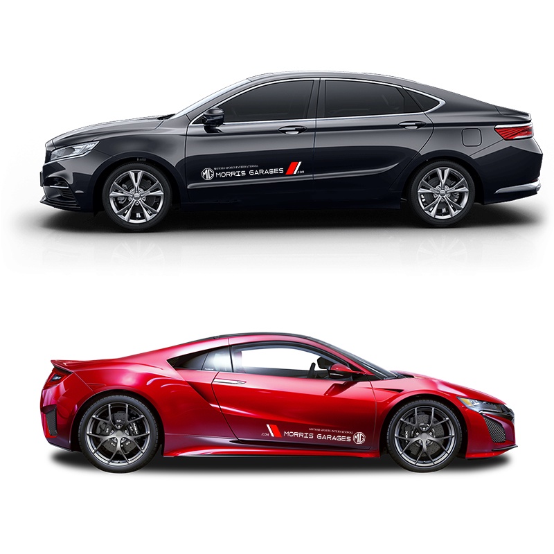 Set 2 Miếng Dán Logo MG GS TF ZR ZS ES HS EZS MG 6 MG3 MG5 MG7 Chuyên Dụng Cho Xe Hơi