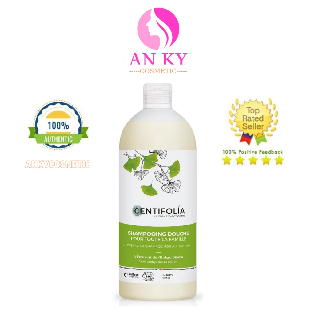 Sữa tắm gội hữu cơ Centifolia 500ml cho cả gia đình