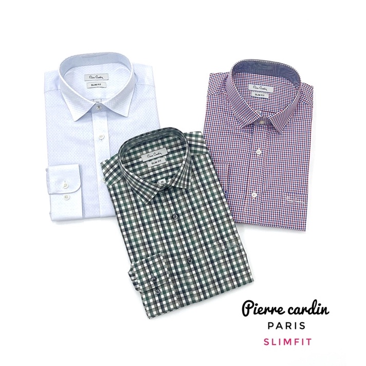 Sơ Mi Pierre Cardin Nam Chính Hãng Hàn Quốc, Chất Cotton Nhẹ Mát.