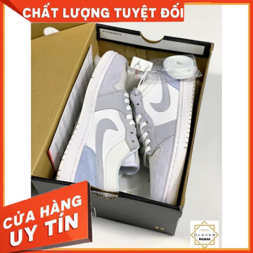 [FREESHIP-BẢO HÀNH 12 THÁNG] Giày thể thao AIR JORDAN 1 low Paris cổ thấp xám xanh cực đẹp CỰC ĐẸP