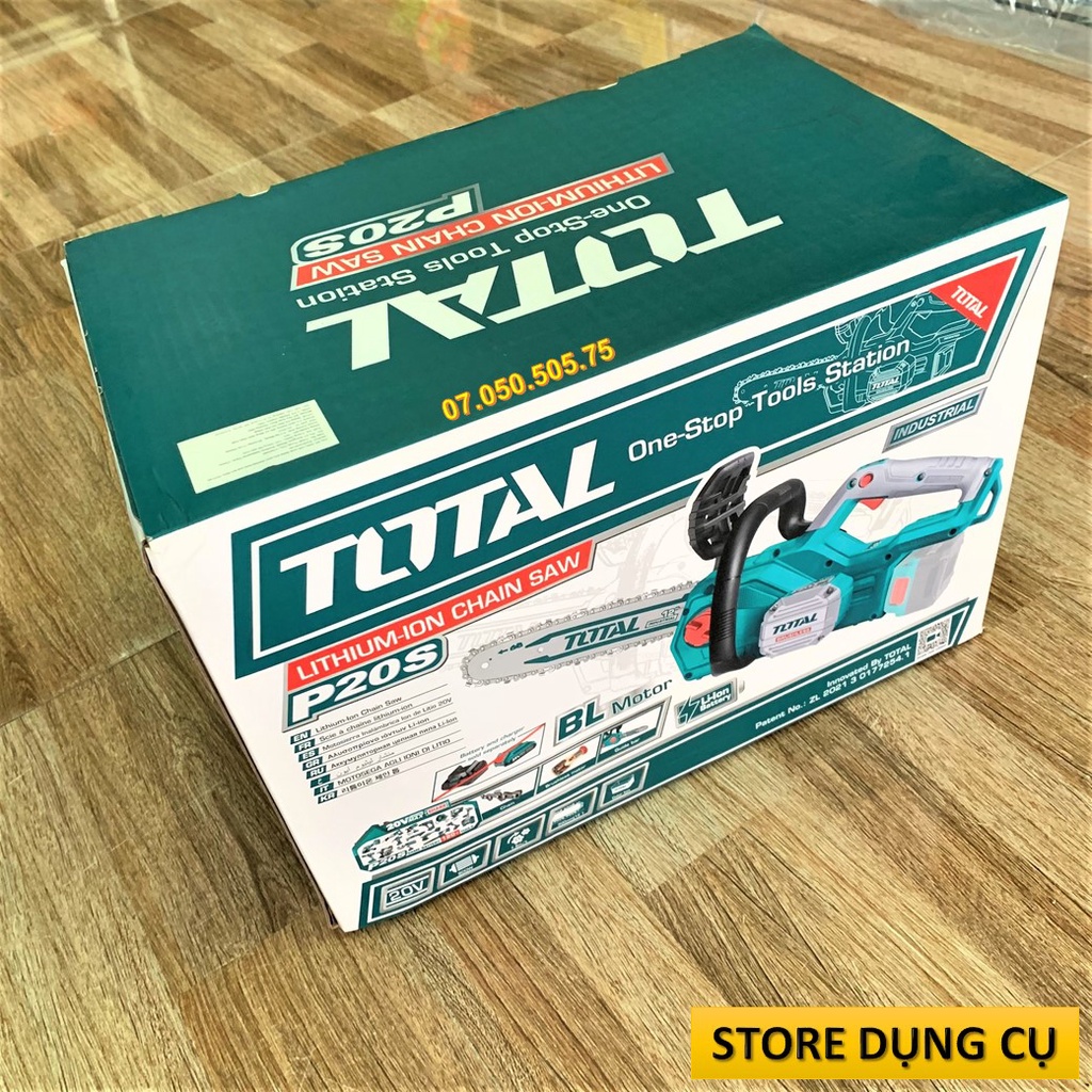 Máy cưa xích dùng pin Lithium 20V Motor không chổi than TGSLI20128