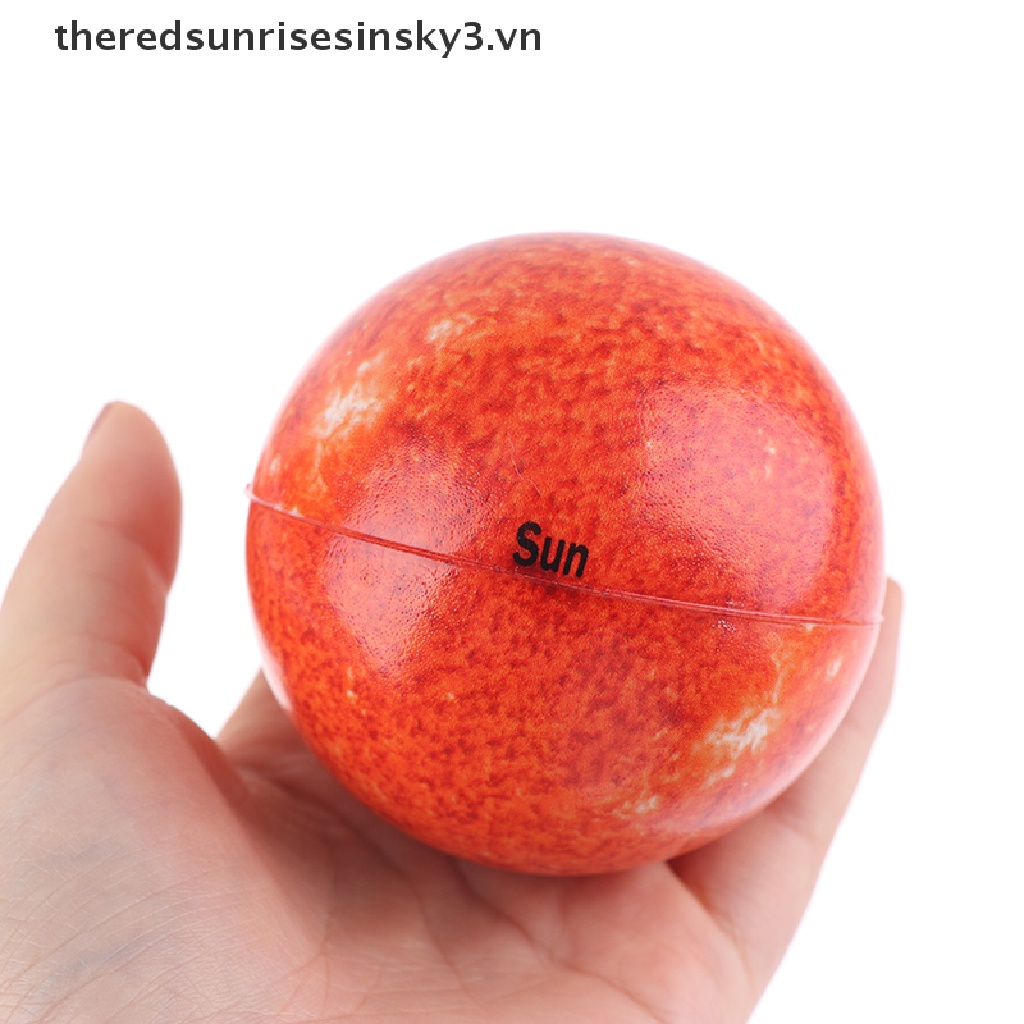 Bộ 9 quả bóng cao su hành tinh hệ thái dương 6.3cm