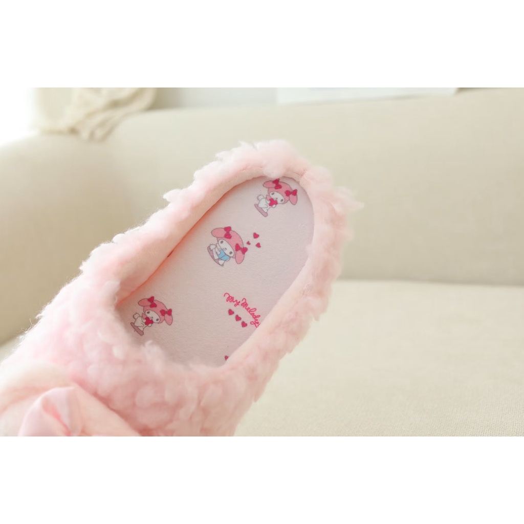 Dép Bông Đi Trong Nhà Chống Trượt Hình Cinnamoroll Kuromi PomPomPurin Melody Dễ Thương