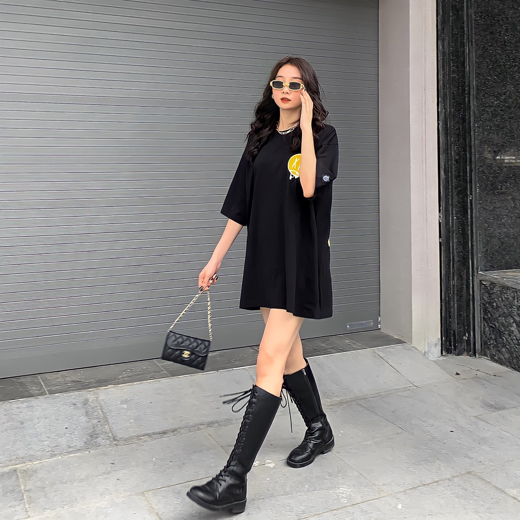 Áo Thun Tay Lỡ Unisex EMOJI 100% Cotton - HADES Brand Chính Hãng | BigBuy360 - bigbuy360.vn