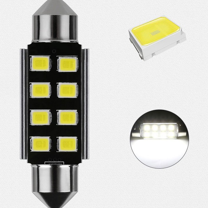 Bóng LED trần xe hơi F2835-8 kích thước 36mm