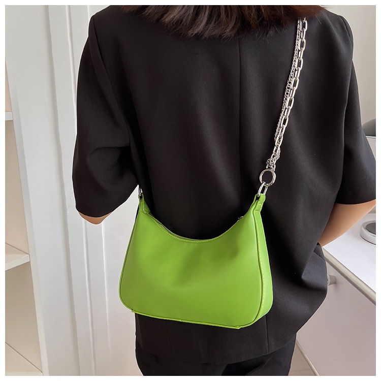 Túi Đeo JASMIN NOIR Chéo Da PU Phối Dây Xích Thời Trang Nữ