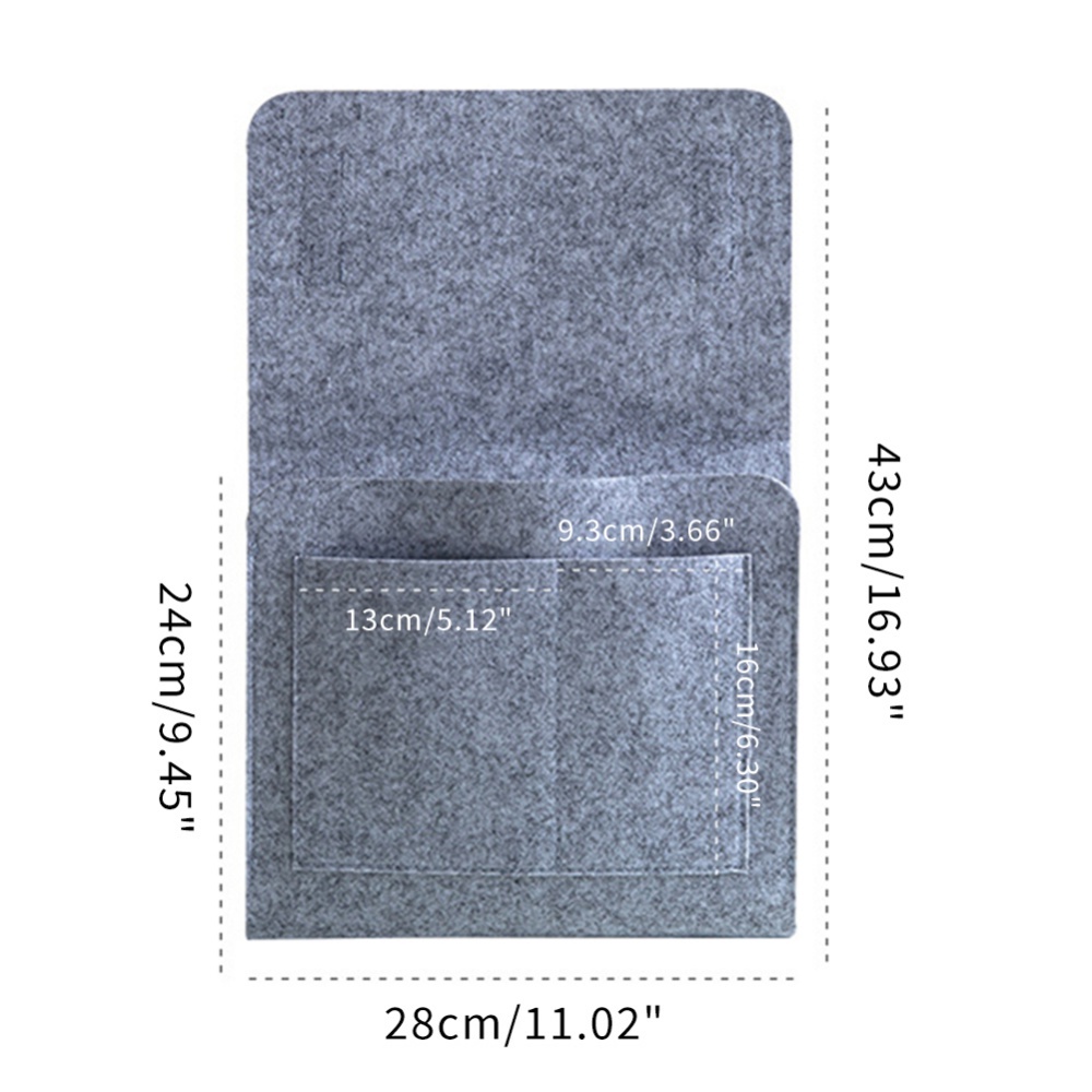 Túi Đựng Đồ Dùng Treo Cạnh Giường / Ghế Sofa Chống Trượt Tiện Dụng