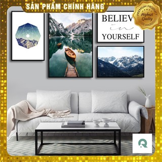 🔥Hot Deal🔥 Bộ Tranh Canvas Cao Cấp Thiên Nhiên Tươi Đẹp Trang Trí Tường CV-126