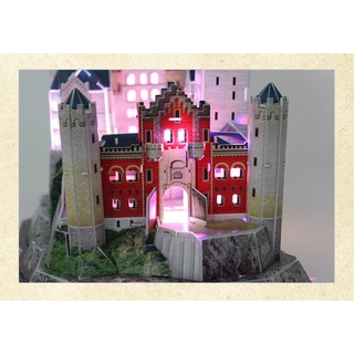 Đồ chơi mô hình 3D - Neuschwanstein Castle (LED) - L174H