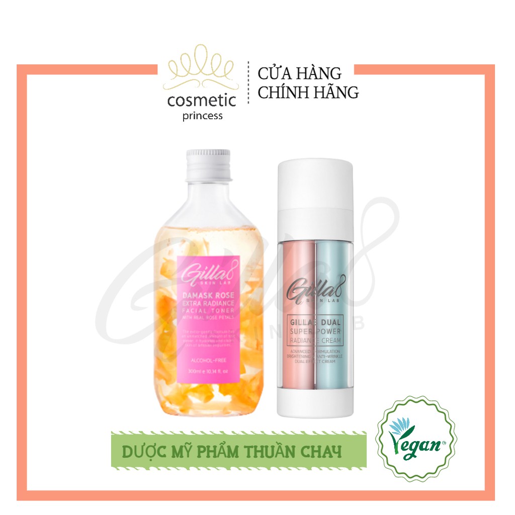 [GILLA8]COMBO XÓA NÁM (TONER+CREAM)