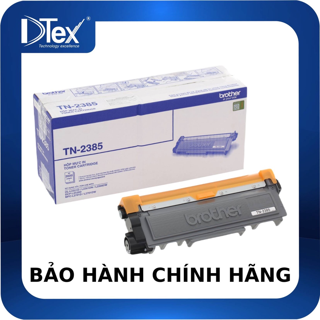 Mực in Brother TN-2385 dùng cho máy in Brother HL-L2321D/2361DN/2366DW/2701D/2701DW/2520D - HÀNG CHÍNH HÃNG
