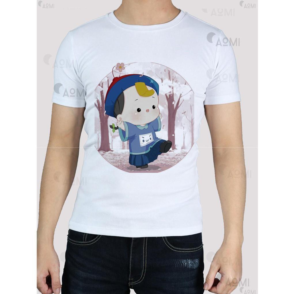 ÁO THUN NAM NỮ AT0847 TIỂU CƯƠNG THI RỪNG HOA THỜI TRANG AOMI unisex PHONG CÁCH CÁ TÍNH ĐẸP