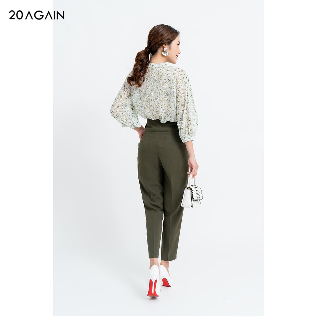 Quần tây nữ công sở nắp túi đính cạp QAA1049 92WEAR