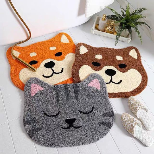[❌SIÊU SALE❌] thảm lau chân hình thú cao cấp thảm nhà tắm thảm nhà bếp