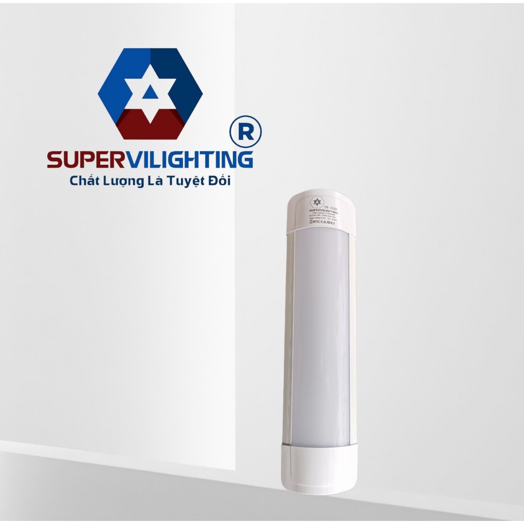 Đèn Bán nguyệt SuperVilighting, MS: BN-12-60-AST,ánh sáng 6500k trang trí phòng khách ngủ, bếp, nhà tắm,  Bảo hành 2 năm