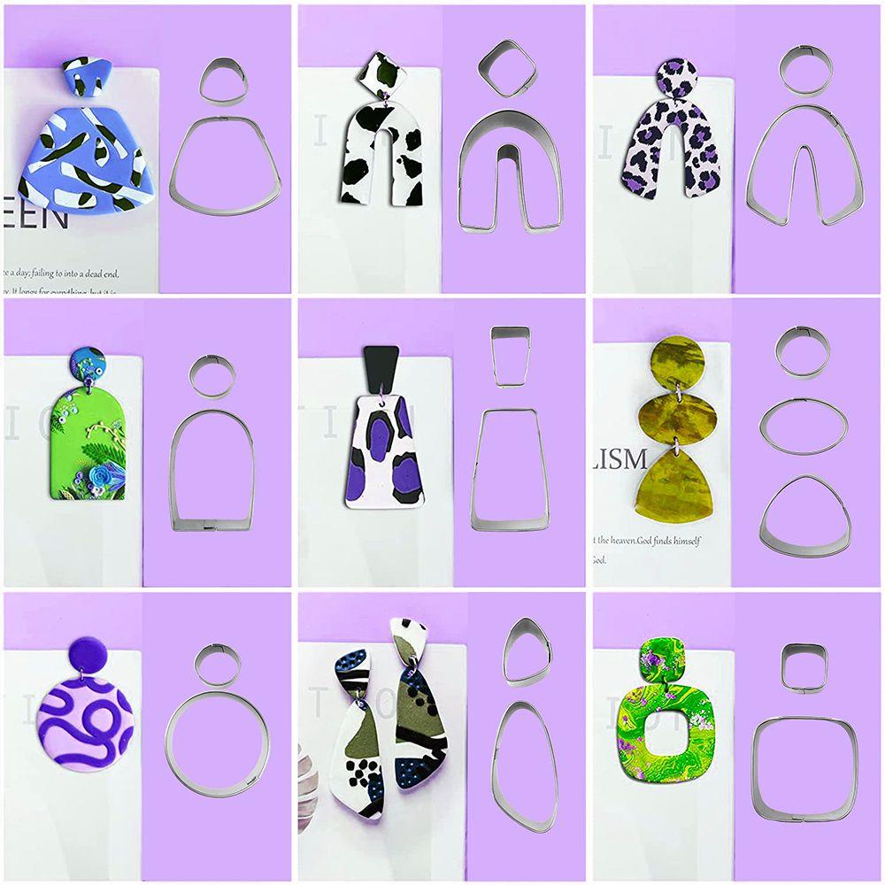Set 118 Khuôn Cắt Đất Sét Polymer Dùng Để Làm Bông Tai / Trang Sức Đa Năng Tiện Dụng