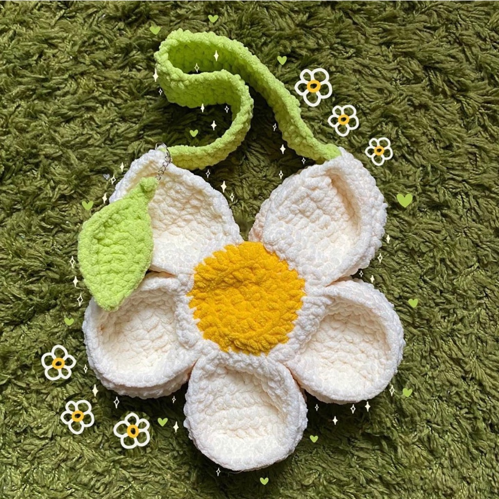 Túi Bloom Bag len nhung mềm mịn by TheHerbie