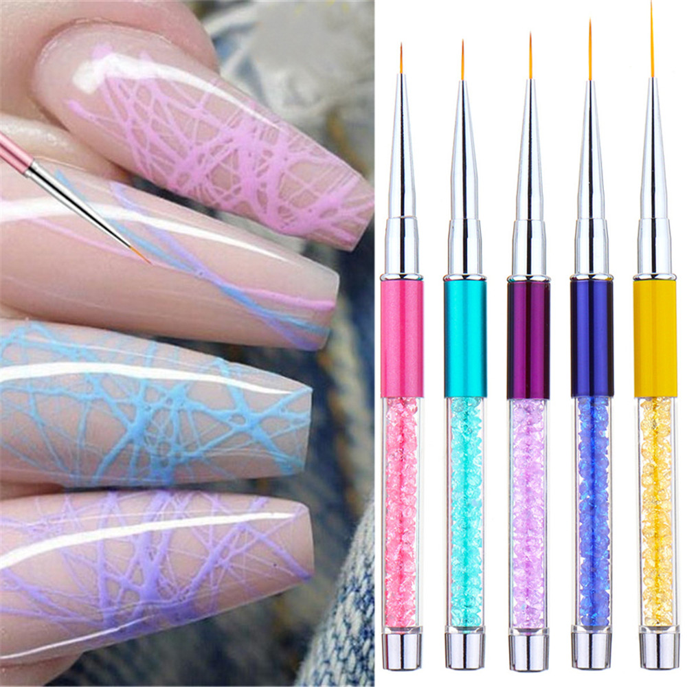 Bút Vẽ Trang Trí Móng Tay Gel UV 3D Gradient Phong Cách Pháp|Cầm Tay Vẽ Móng Tay