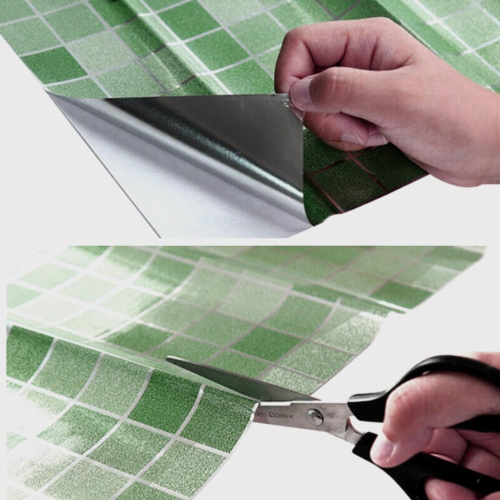 Giấy dán tường nhà bếp chịu nhiệt độ cao chống dầu và nước 45 x 100cm I7X2