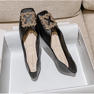 Giày Búp Bê Nơ Đá Vuông BIG SIZE_ HÀNG CÓ SẴN (Size 40➡️43)