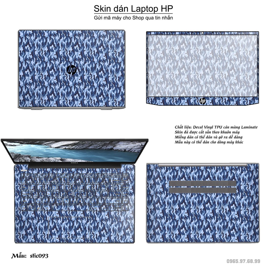 Skin dán Laptop HP in hình Hoa văn sticker _nhiều mẫu 16 (inbox mã máy cho Shop)