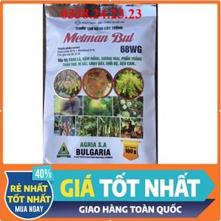 THUỐC TRỪ BỆNH THẦN DƯỢC METMAN BUL 72WP trừ bệnh đốm trắng, thán thư trên thanh long, vàng lá, đạo ôn trên lúa, vàng lá