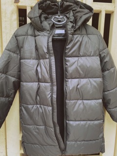 Áo khoác phao parka lót nỉ mango