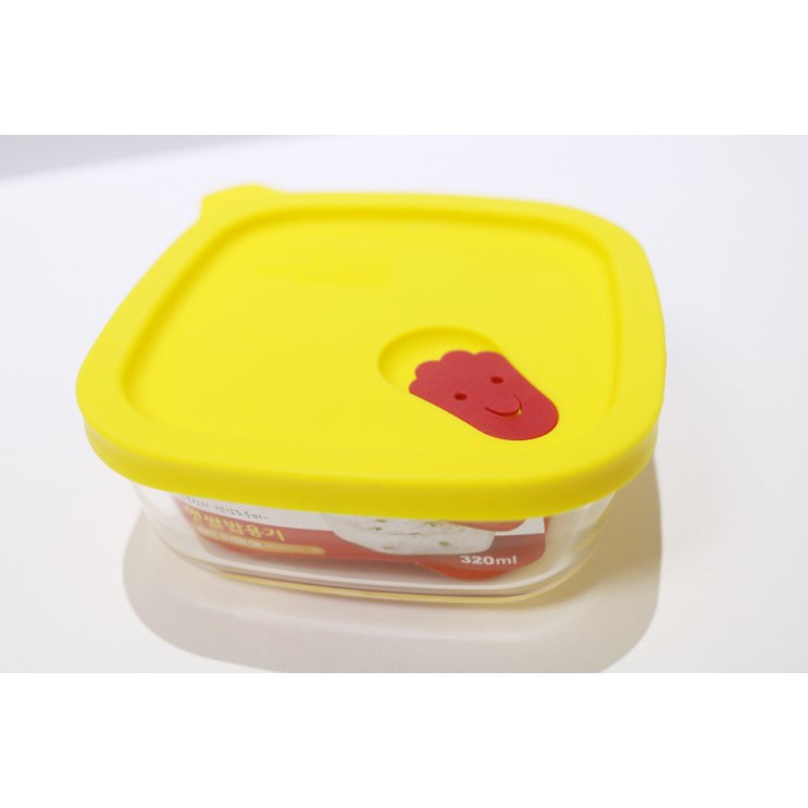 [Siêu khuyến mãi] Hộp thủy tinh chịu nhiệt Rice Container Red Cap LLG501 320ml & LLG502 410ml