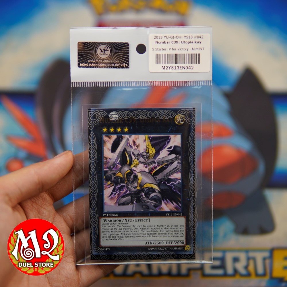 Thẻ bài yugioh Number C39: Utopia Ray - Ultra Rare - lá bài Collector Pack của M2 DUEL Store