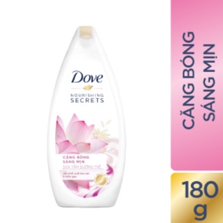 Sữa tắm Dove căng bóng sáng mịn 180g