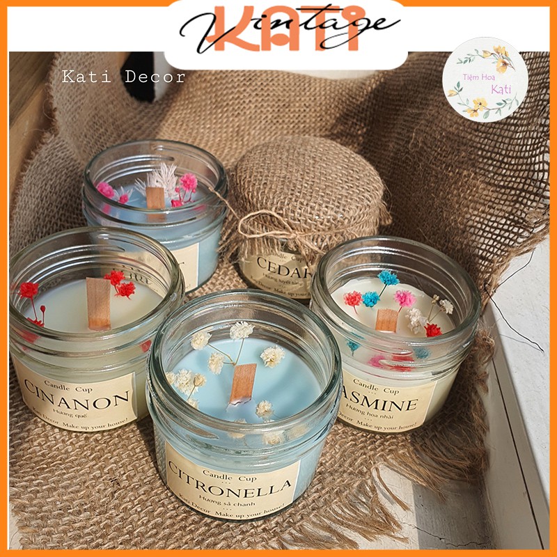 Nến Thơm Decor  -  không khói - an toàn khi đốt - HÀNG VIỆT NAM