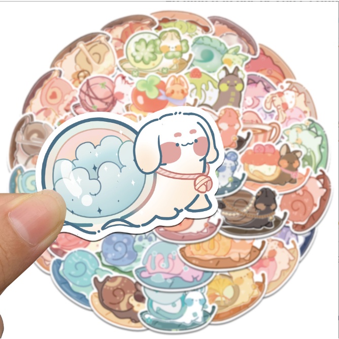 Sticker Chibi Ốc Sên dễ thương