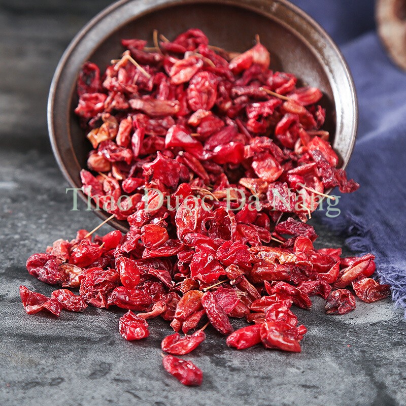 Sơn Thù  đỏ đẹp đã tách bỏ hạt 100 gram.