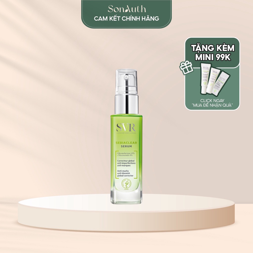 Tinh chất SVR Serum Sebiaclear 30ml [Đại Lý Chính Hãng]