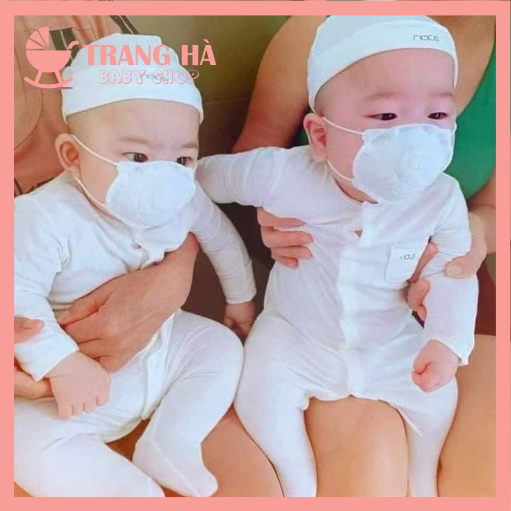 Khẩu Trang Gấu Kháng Khuẩn Cho Bé Kichilachi Set 3 Chiếc Hàng Chính Hãng